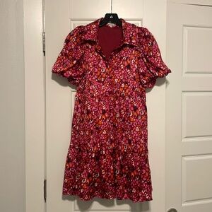 TCEC women’s dress size small boutique baby doll dress,  lined NWOT